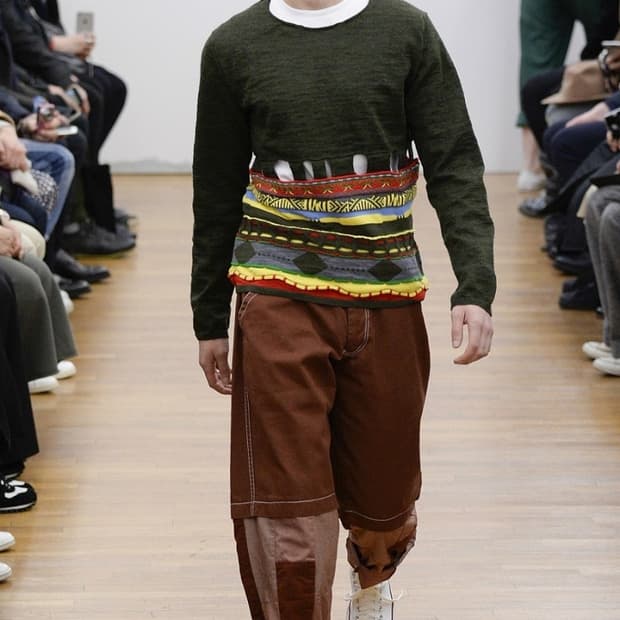 꼼데가르송 셔츠 16fw 런웨이 니트