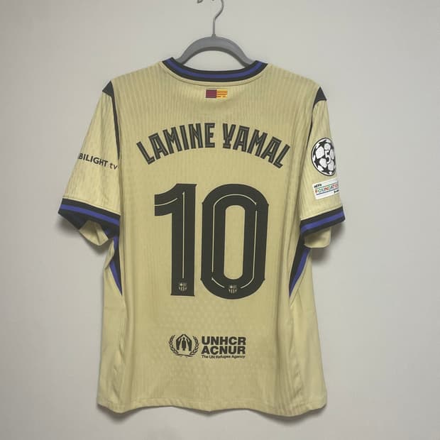 [어센틱 ADV 정품] 25-26 바르셀로나 어웨이 라민야말 어센틱