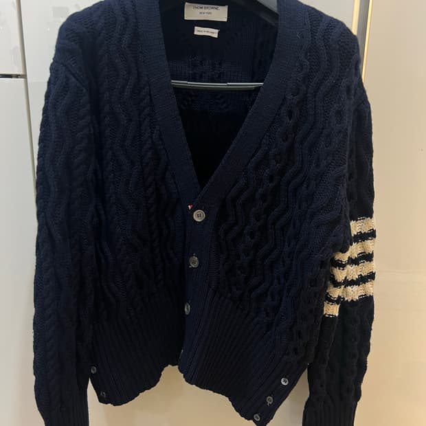 톰브라운 울 케이블가디건 4사이즈 (새상품급)