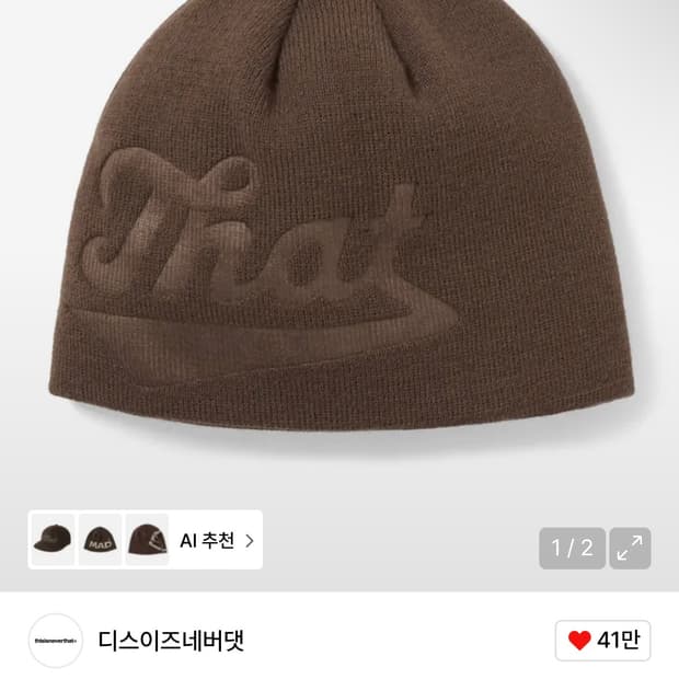 디스이즈네버댓 비니