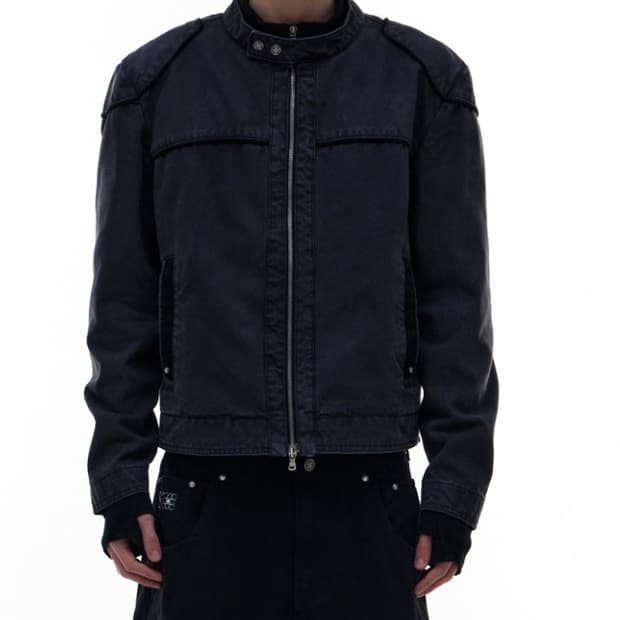 Opus 0012 EVEL BIKER JACKET CHARCOAL 판매