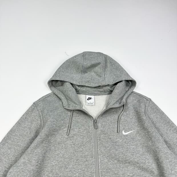 나이키 스우시 풀오버 그레이 후드집업 (XL)