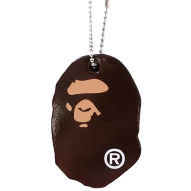 베이프 에이프 헤드 키체인 (신세틱 러버)