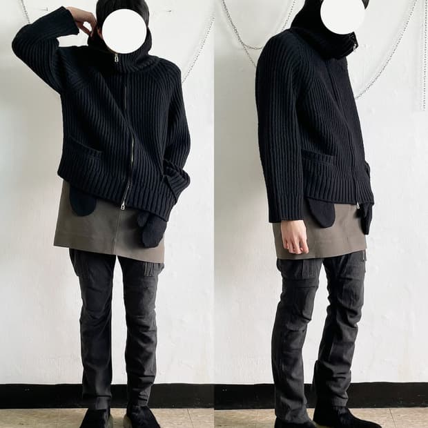 new* BED J.W FORD 글러브포켓 니트집업