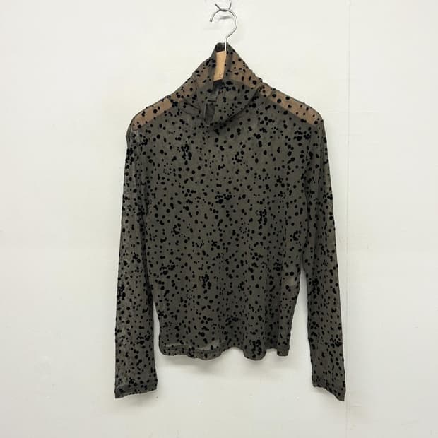 MANINROSSO 도트 시스루 탑