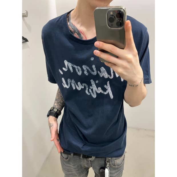 메종키츠네 파리 로고 반팔티 r4378