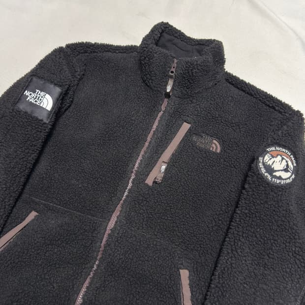 L 노스페이스 블랙 리모 플리스