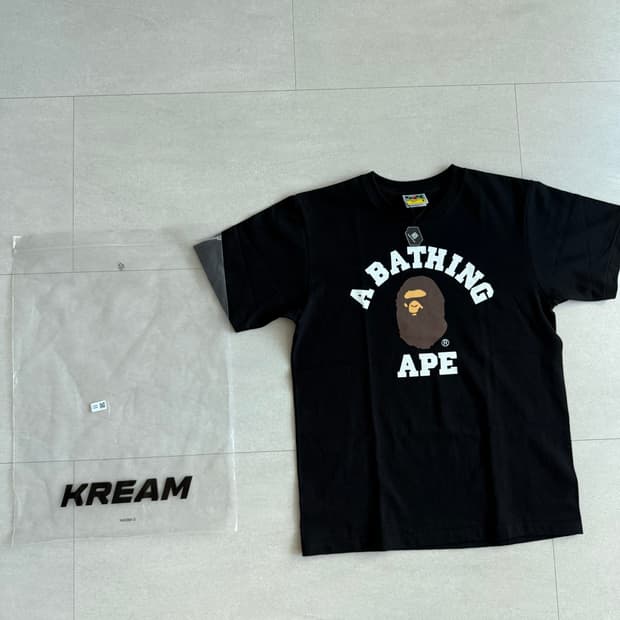 BAPE College T-Shirt Black