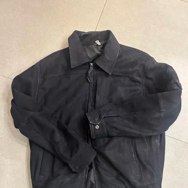 CCU/Swing top jacket(cow nubuck)/Black/1