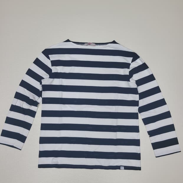 에잇세컨즈 8seconds 스트라이프 긴팔 티셔츠 XXL 블랙