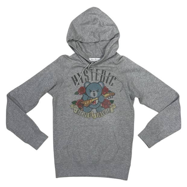 히스테릭 글래머 아카이브 퍽베어 티라미수 레시피 후드티 스웨터