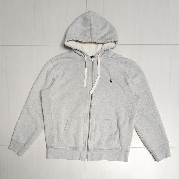 폴로 빈티지 써멀 후드집업 L