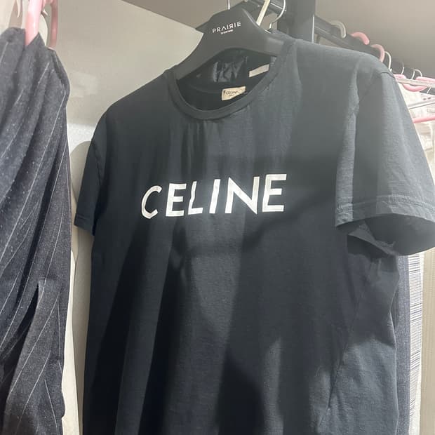 셀린느 로고 티셔츠 L