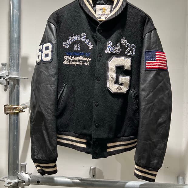 골든베어 usa 바시티자켓