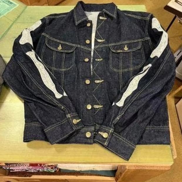 캐피탈 본 데님 재킷