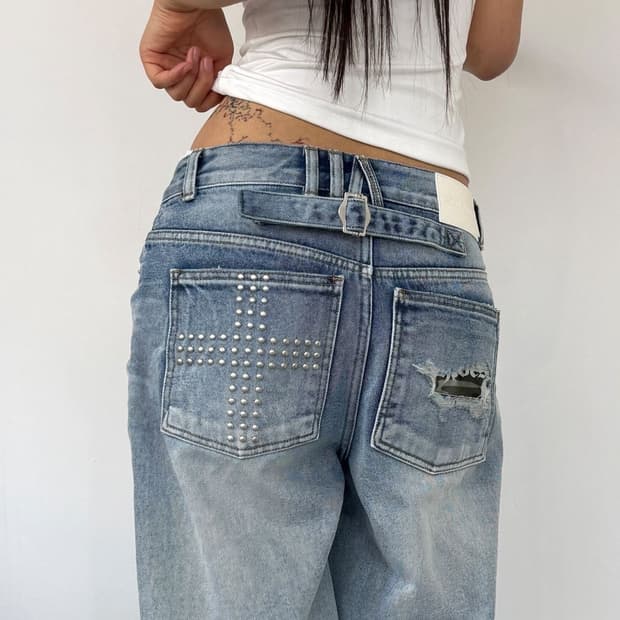 2000아카이브스 스나이더 denim