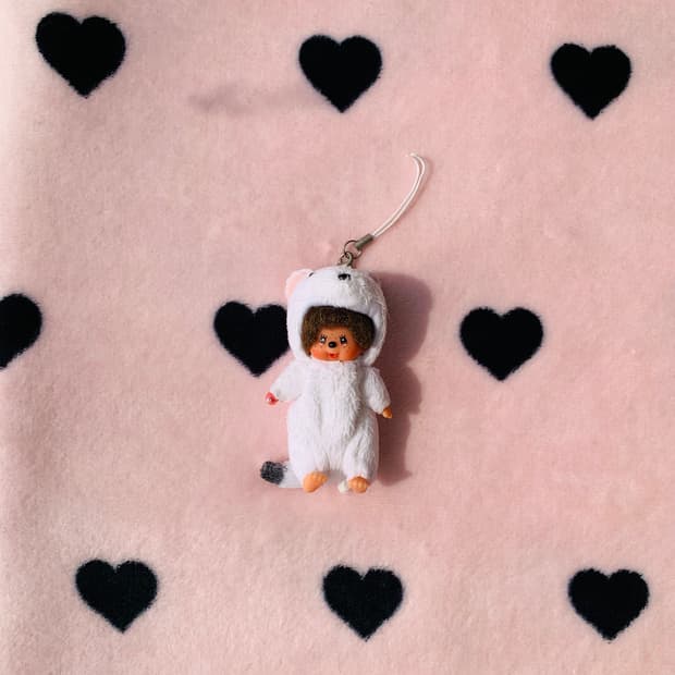 초미니 몬치치 족제비 키체인