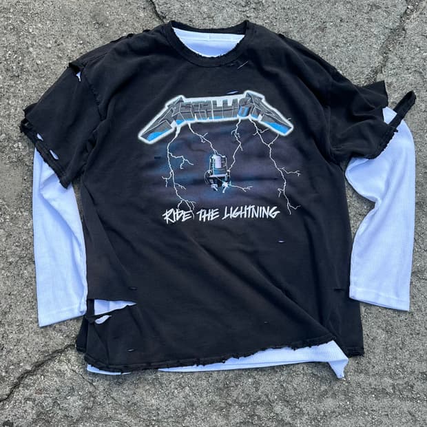 (2XL)00'S METALLICA 커스텀 반팔-M2214