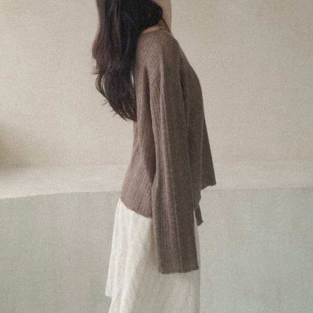 스너그눅 lily knit 체스넛 새상품