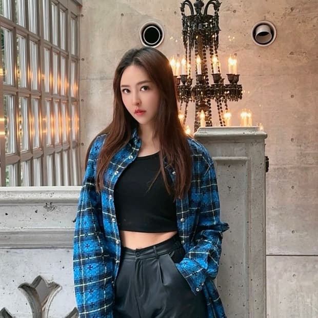 크롬하츠 크로스 다마스크 체크 플란넬 셔츠