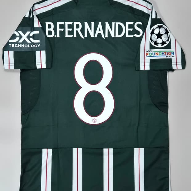 23-24 맨유 브루노 페르난데스 원정 유니폼 챔스패치 M