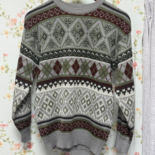 어텀 아가일 니트