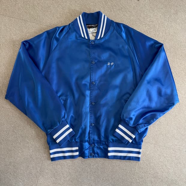 90s 새틴 봄버 자켓