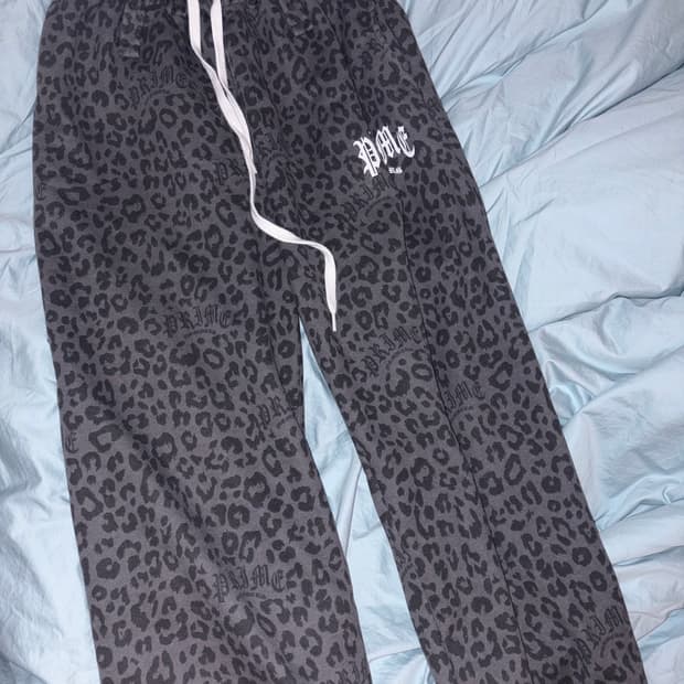 프라임멤버스 레오파드 조거팬츠 안유진 바지