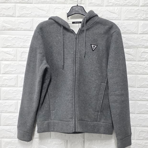 택포_ 게스 GUESS 기모 후드집업 M 