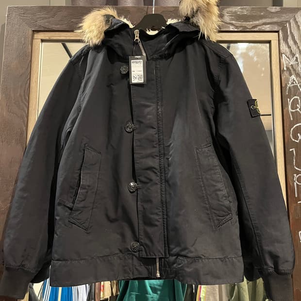 스톤아일랜드 블랙 와펜 내피 다비드 TC 사파리 야상 봄버자켓 패딩 점퍼