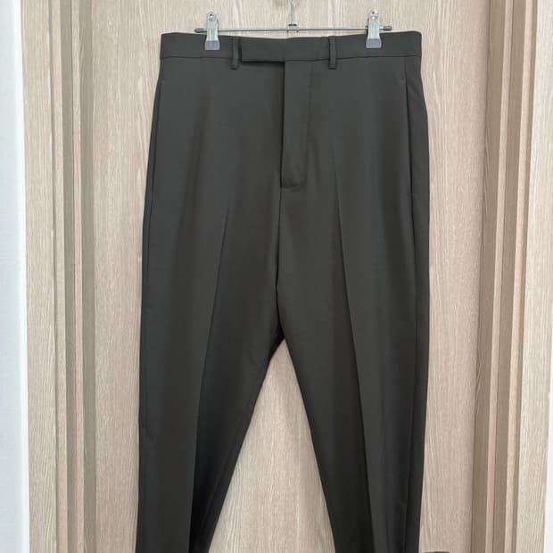 릭오웬스 DIRT 사루엘 울 슬랙스46/DARK DUST