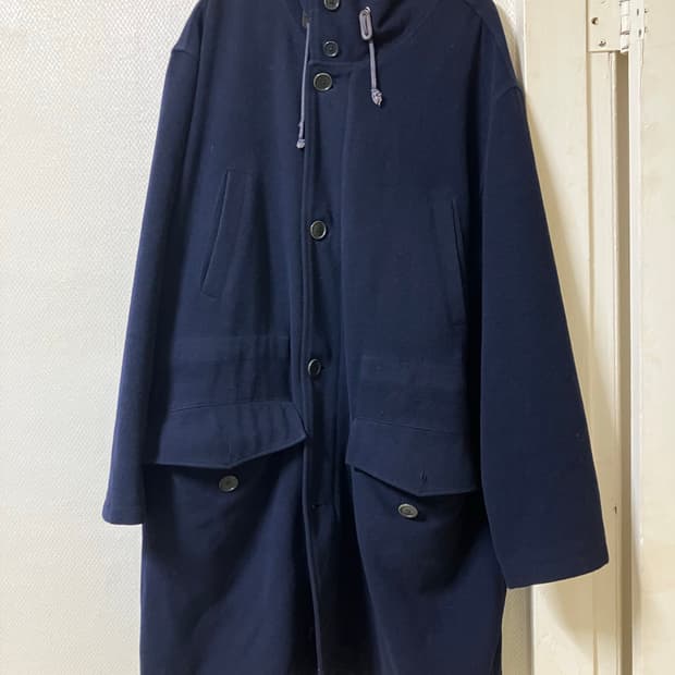 90s 폴로 랄프로렌 울 후디 코트