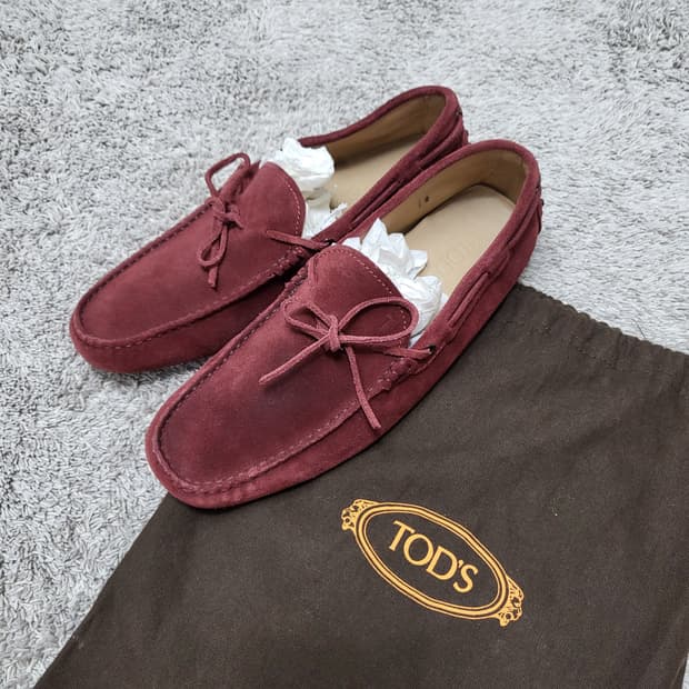 토즈 고미노 스웨이드 드라이빙 슈즈 9 (270)