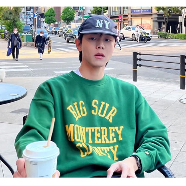 {주우재,윤아 착용} 리바이스 골드탭 맨투맨 L