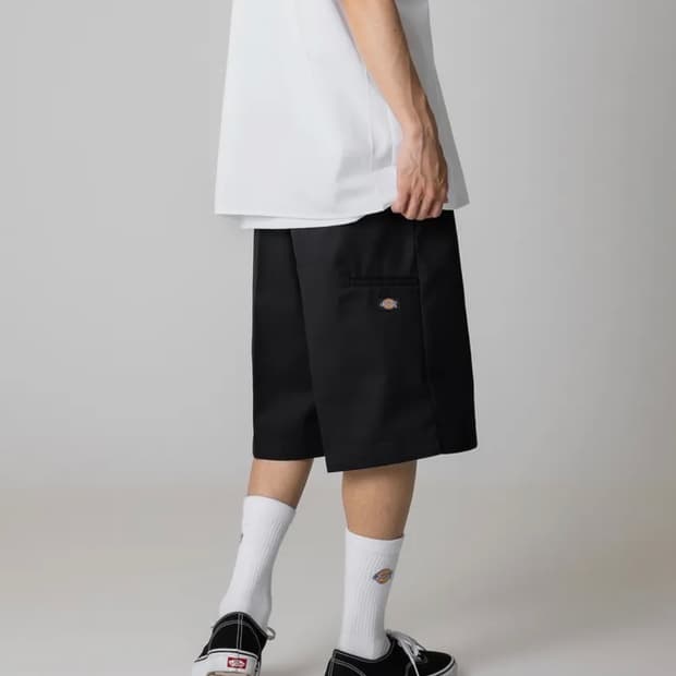 디키즈 42283 루즈핏 워크쇼츠 Black