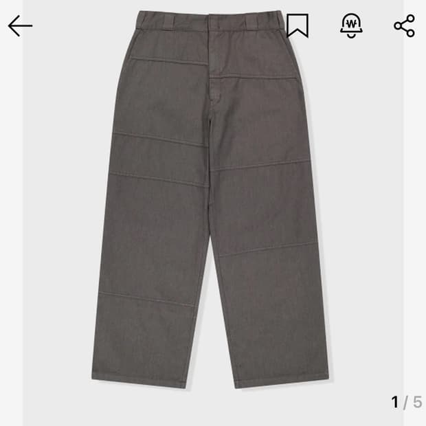 예스아이씨 디키즈 루즈핏 워크 팬츠 차콜