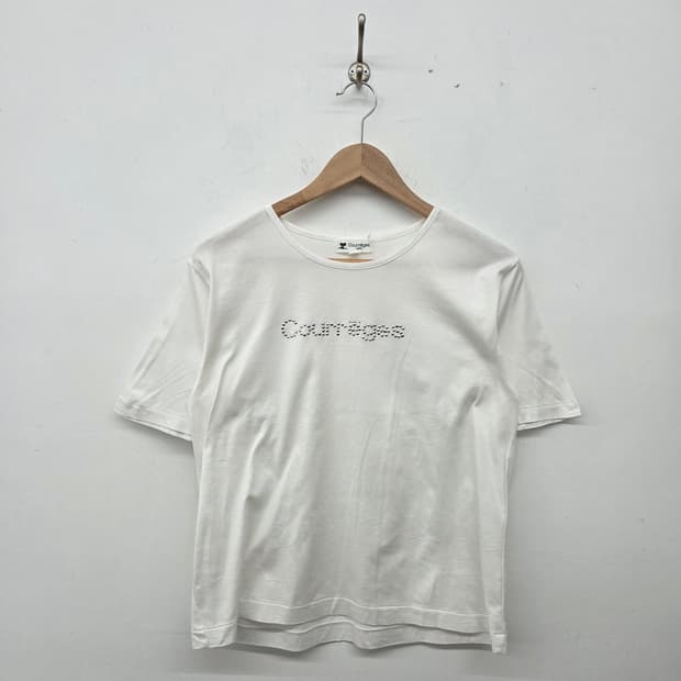 꾸레쥬 반팔 티셔츠 여s