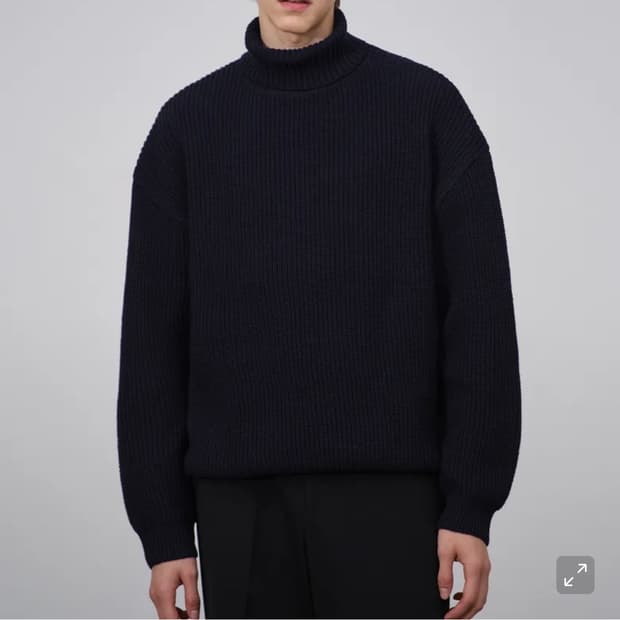(새상품(L) 드로우핏 하찌 벌키 터틀넥 니트 [NAVY] 판매