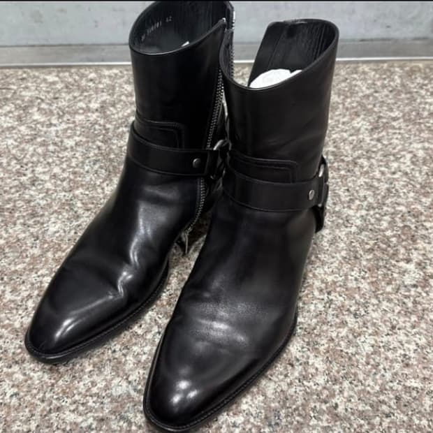 생로랑 13fw 에디슬리먼 바이시클 하네스 부츠