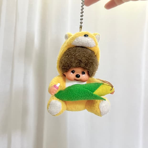 고전 미니 몬치치 키링 훗카이도 지역한정 여우 몬치치