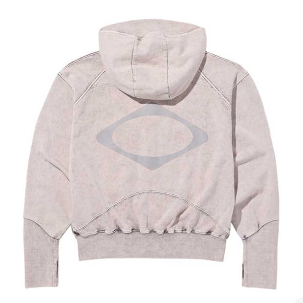 미스치프 빅 포켓 후드 블리치드 핑크 그레이 후드집업