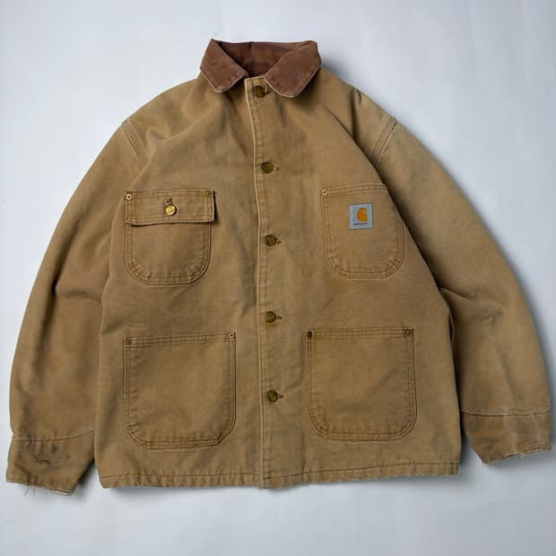 90s Carhartt Chore Jacket (Brown)
