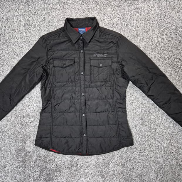 디스커버리 여성 경량 패딩 셔츠자켓 95