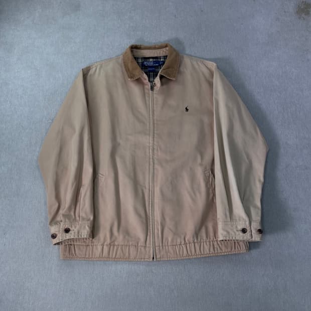 100 폴로랄프로렌 코듀로이 바라쿠타 블루종 자켓