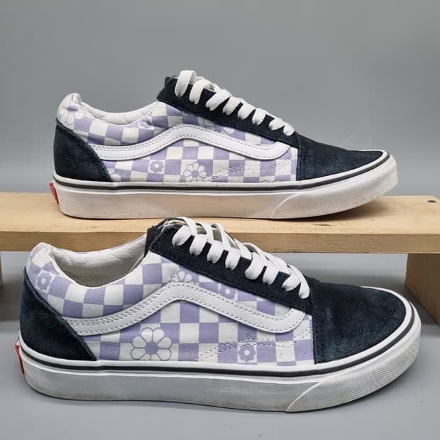 반스 올드스쿨 체커보드 스니커즈255