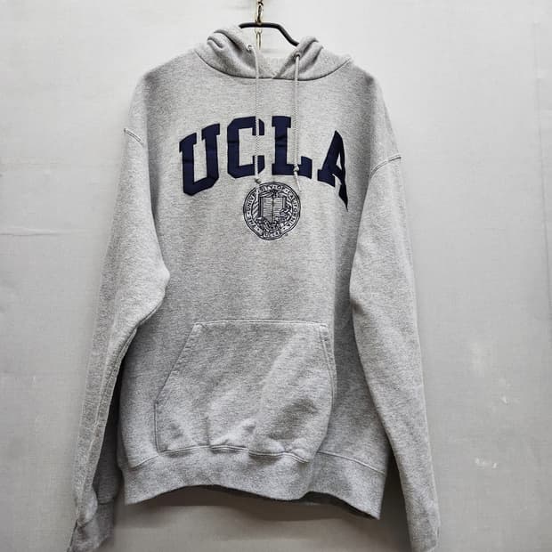 챔피온xUCLA 콜라보 빅로고 자수 후드티 L(XL~2XL)