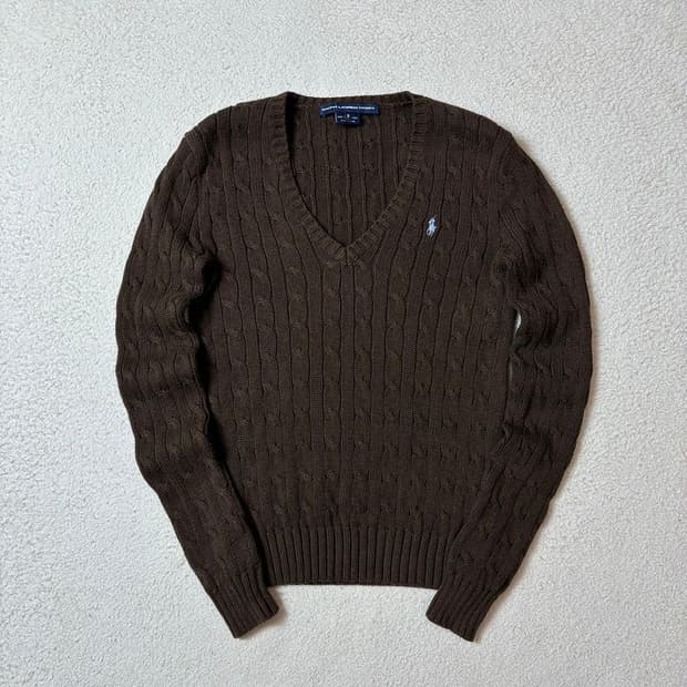 폴로 랄프로렌 00's 코튼 꽈배기 니트 PN7256