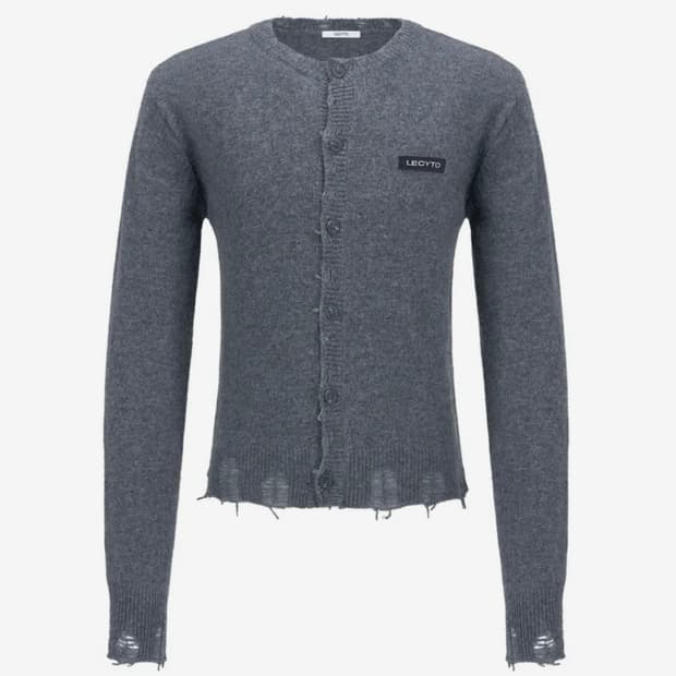 레씨토 디스트로이드 가디건(그레이)