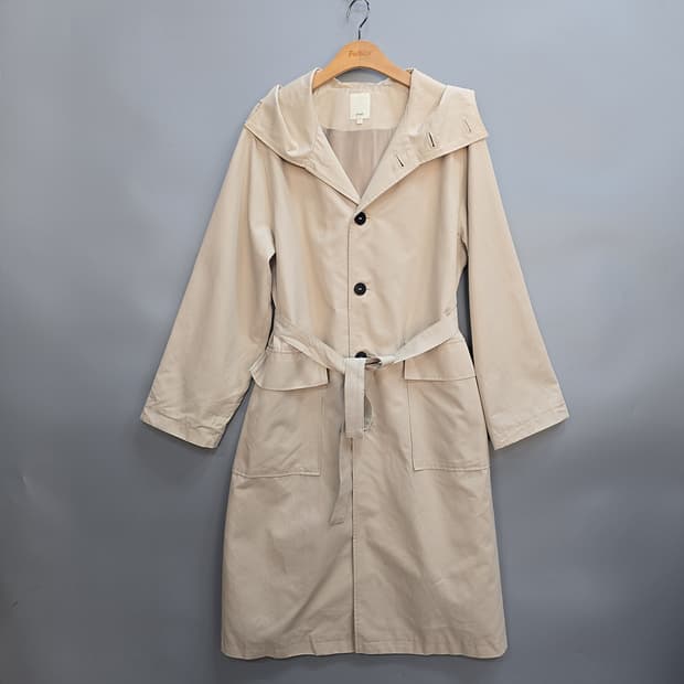 포스트(Post) 벨티드 트렌치코트 베이지 55