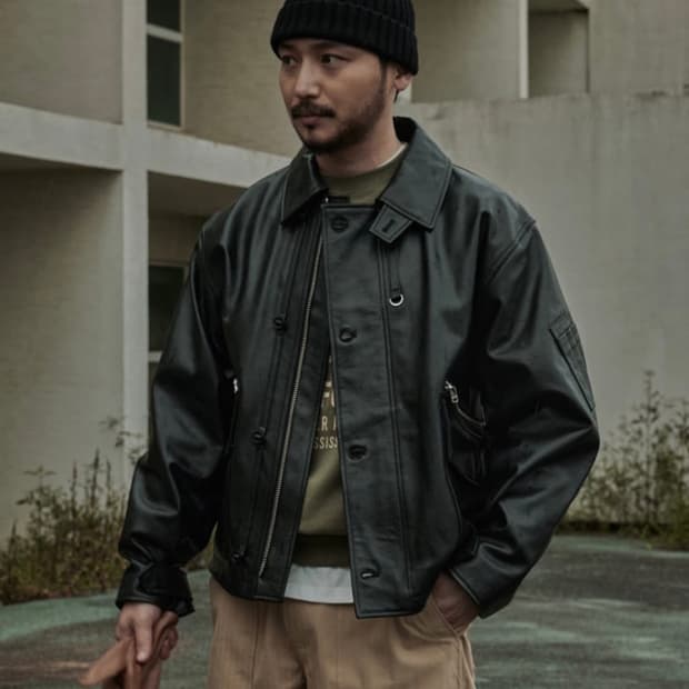 유니폼브릿지 MK3 램스킨 레더 자켓